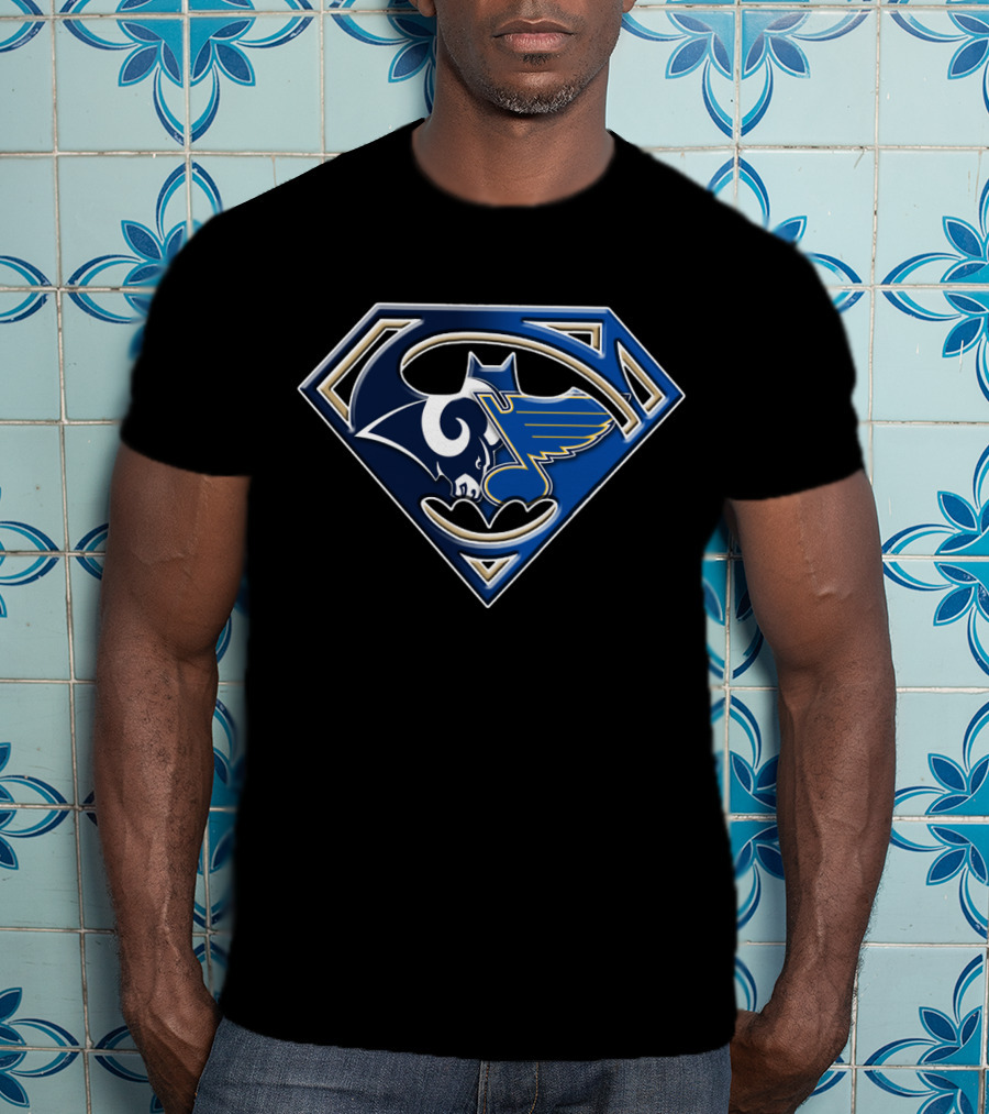 Superman Rams Blues Fusion T-Shirt