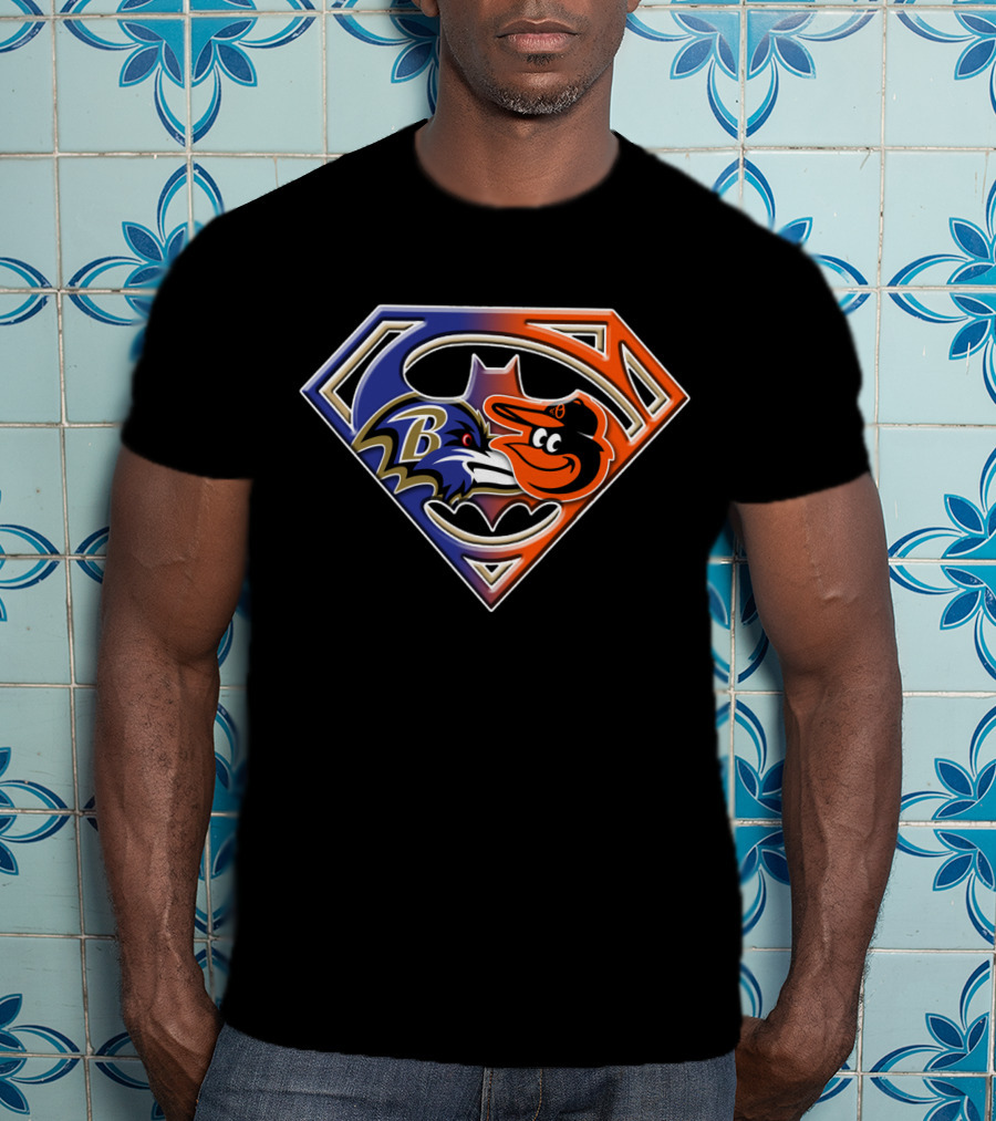 Ravens Orioles Superhero T-Shirt