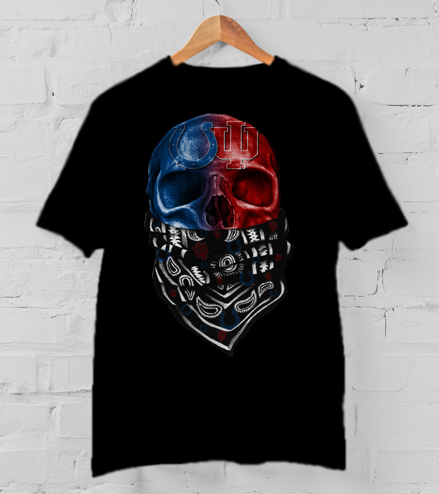 Colts Iu Skull Bandana T-Shirt