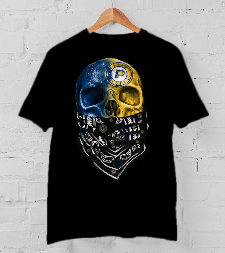 Colts Police Skull Bandana T-Shirt