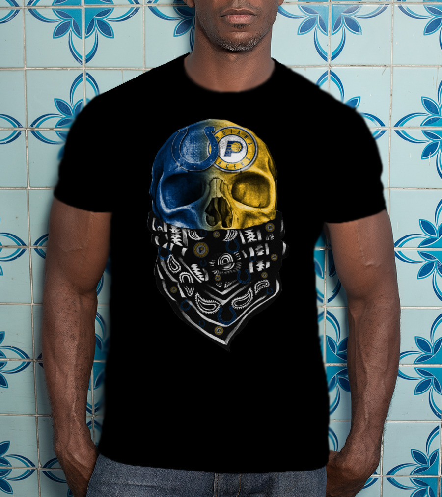 Colts Police Skull Bandana T-Shirt