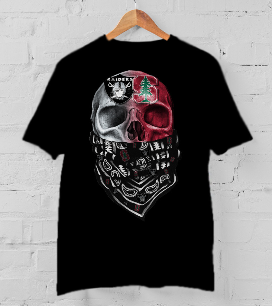 Raiders Stanford Skull Bandana T-Shirt