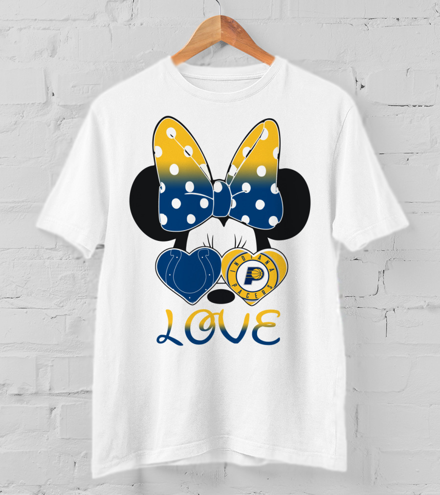 Minnie Mouse Indiana Pacers Love T-Shirt