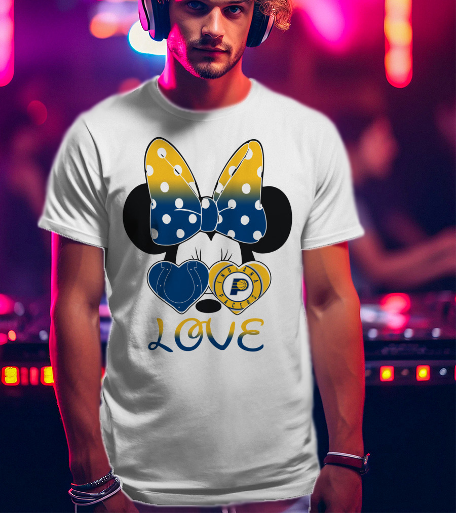 Minnie Mouse Indiana Pacers Love T-Shirt