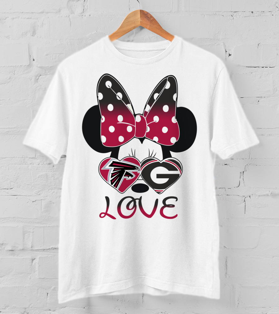 Falcons Bulldogs Minnie Love T-Shirt