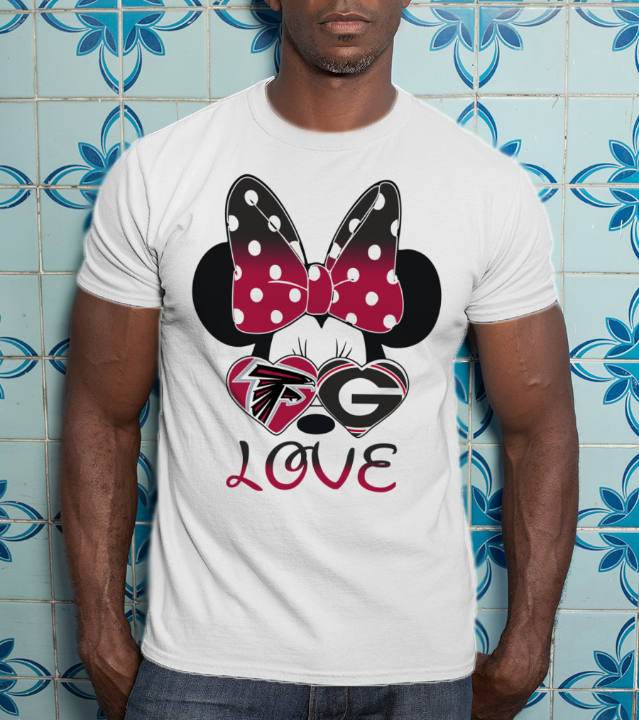 Falcons Bulldogs Minnie Love T-Shirt