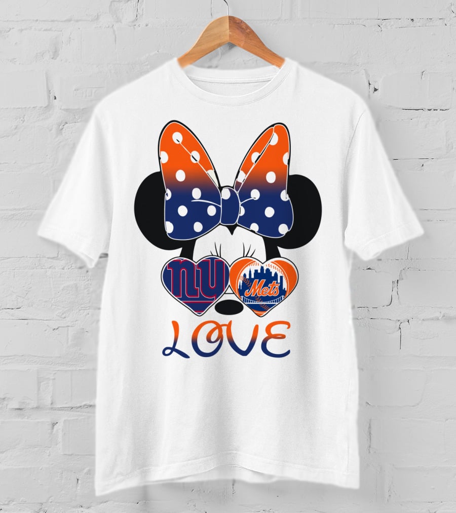 Ny Giants Ny Mets Love T-Shirt