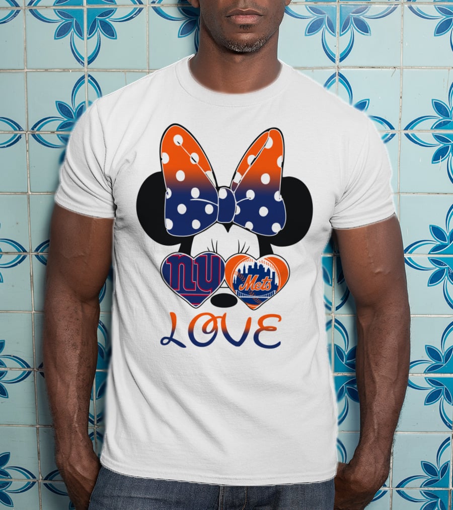 Ny Giants Ny Mets Love T-Shirt