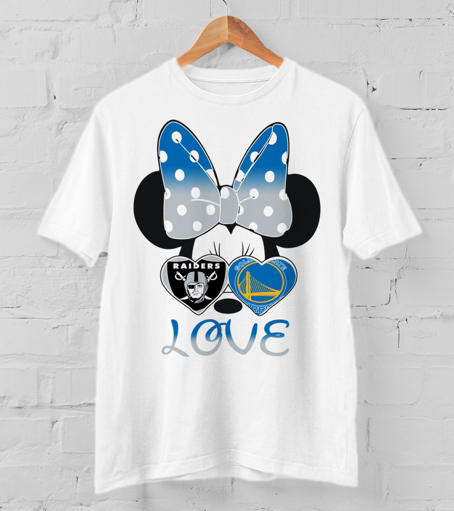 Love Raiders Warriors Bow T-Shirt