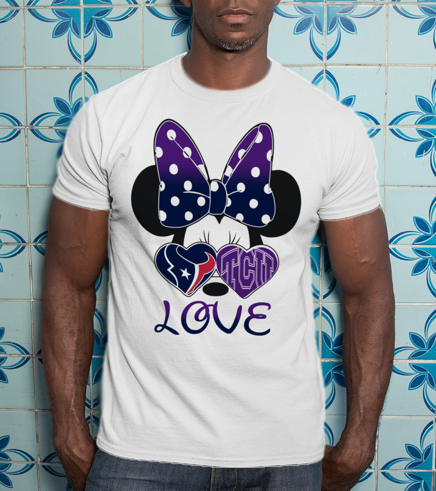 Minnie Love Texans Tcu T-Shirt