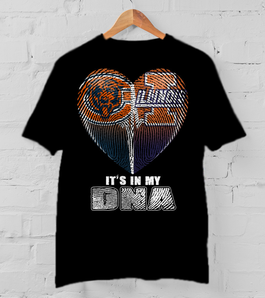 Chicago Bears Illinois It's In My Dna T-Shirt