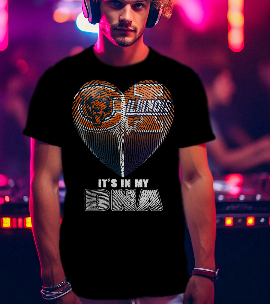 Chicago Bears Illinois It's In My Dna T-Shirt