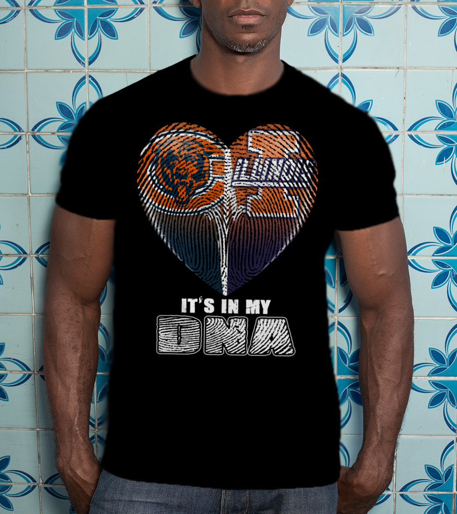 Chicago Bears Illinois It's In My Dna T-Shirt