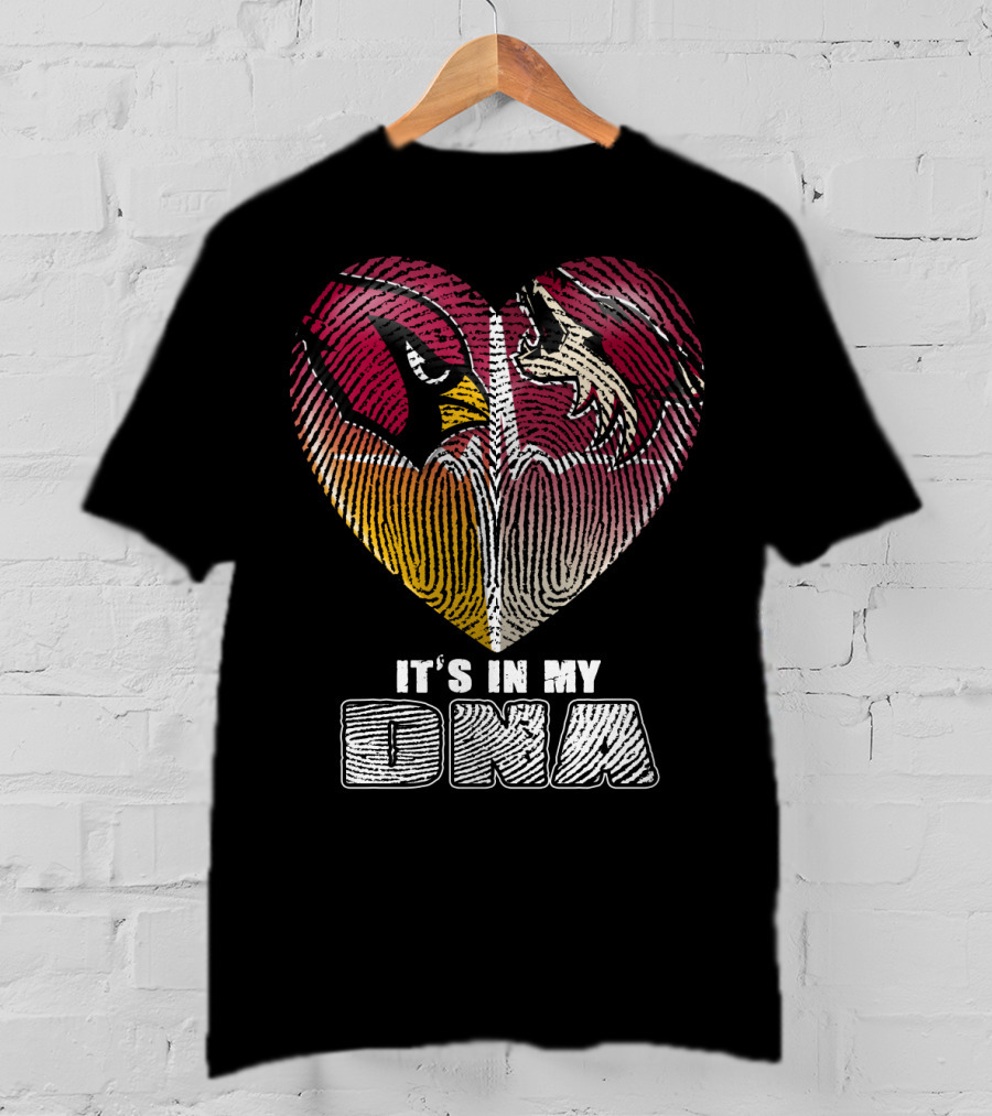 Arizona Cardinals Heart It's In My Dna T-Shirt