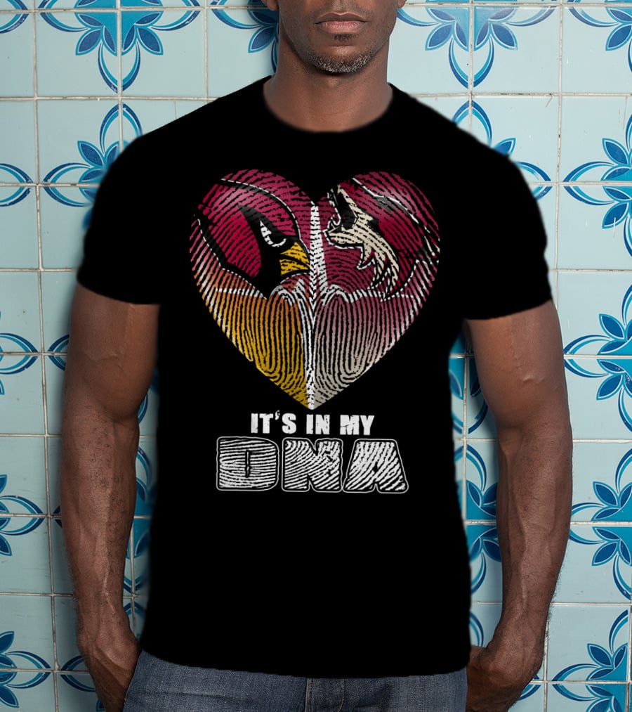 Arizona Cardinals Heart It's In My Dna T-Shirt