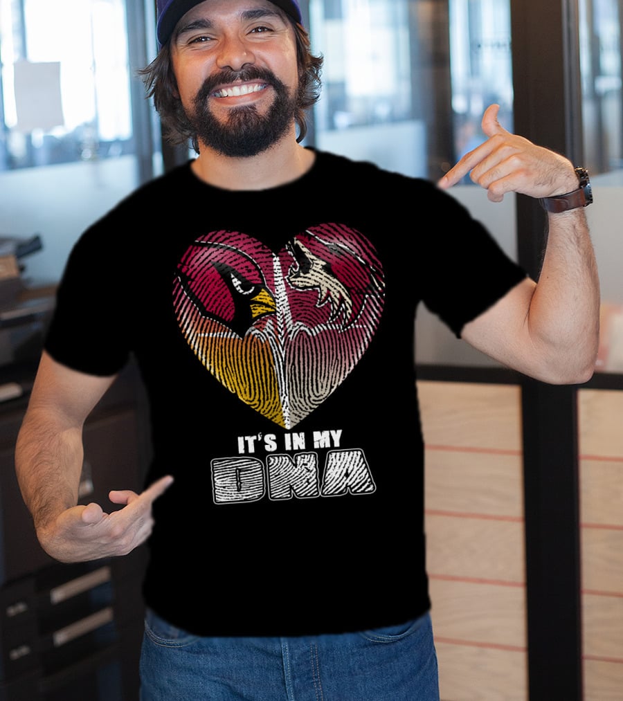 Arizona Cardinals Heart It's In My Dna T-Shirt
