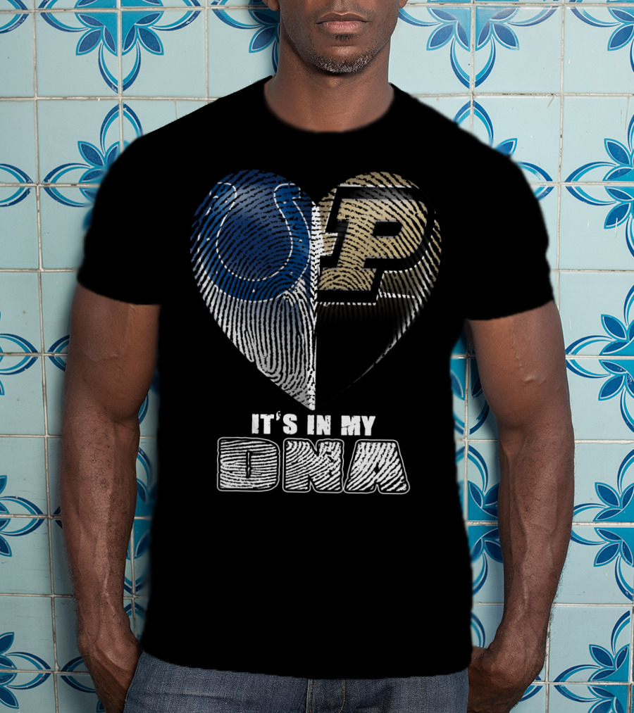 Colts Purdue It's In My Dna T-Shirt