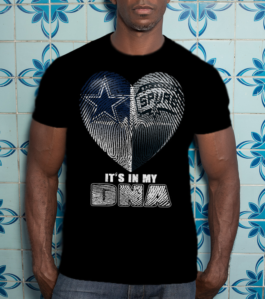 Dallas Cowboys San Antonio Spurs It's In My Dna T-Shirt
