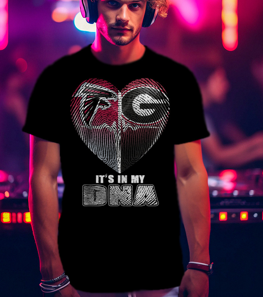 Atlanta Falcons Georgia Bulldogs It's In My Dna T-Shirt