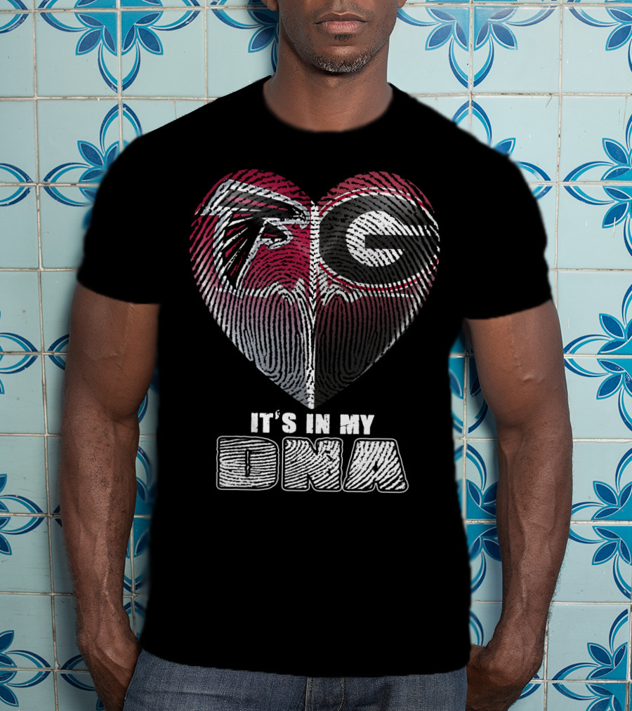 Atlanta Falcons Georgia Bulldogs It's In My Dna T-Shirt