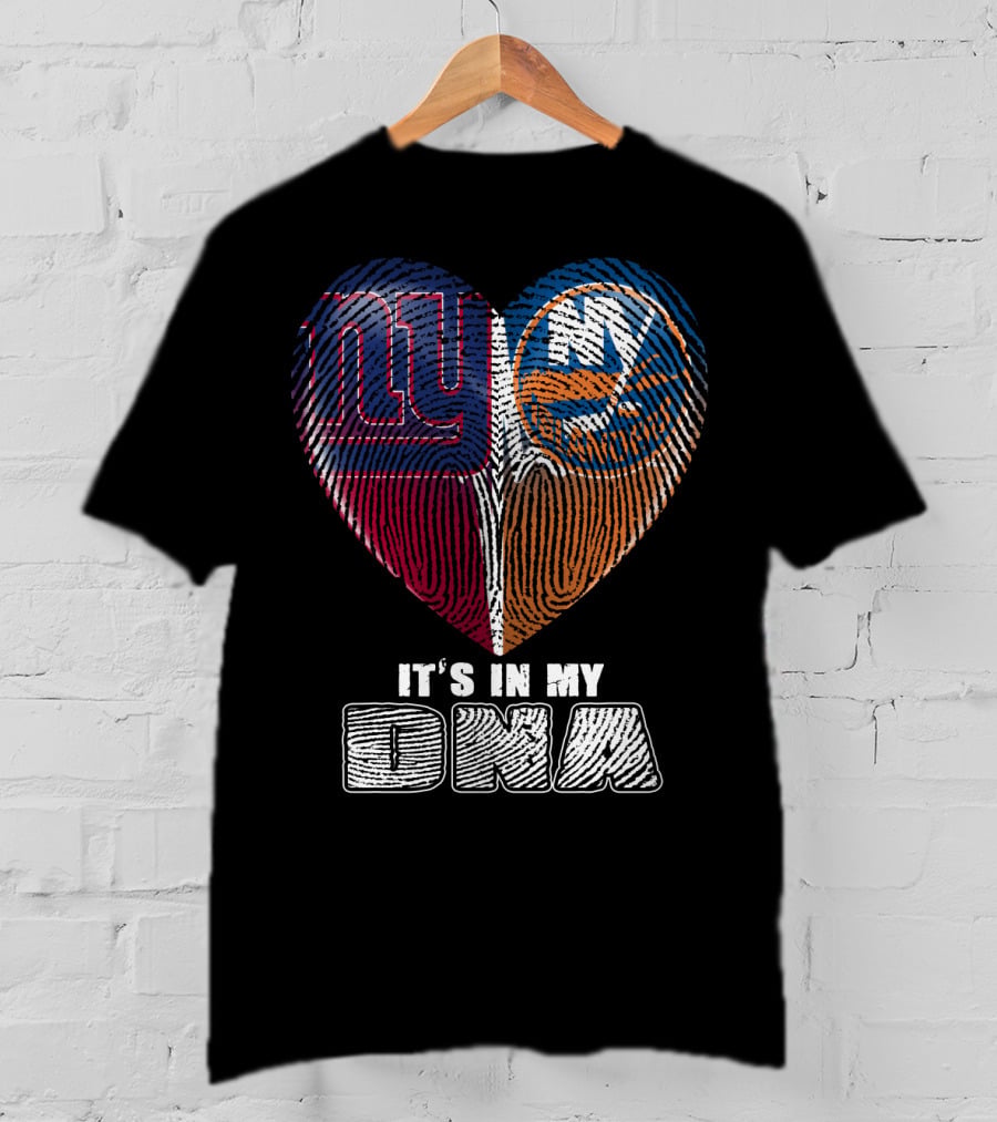 New York Giants And Islanders It's In My Dna T-Shirt
