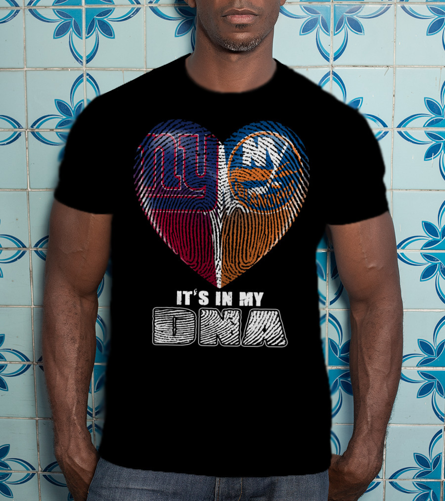 New York Giants And Islanders It's In My Dna T-Shirt