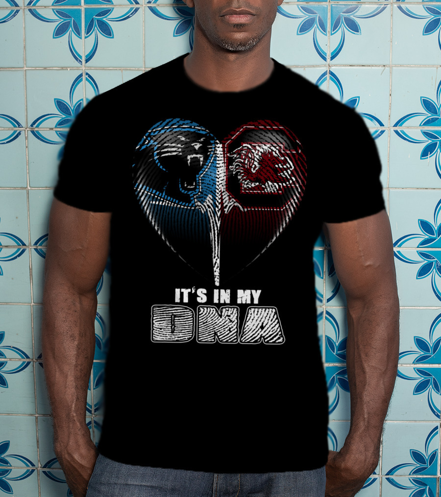 Panthers Gamecocks It's In My Dna T-Shirt