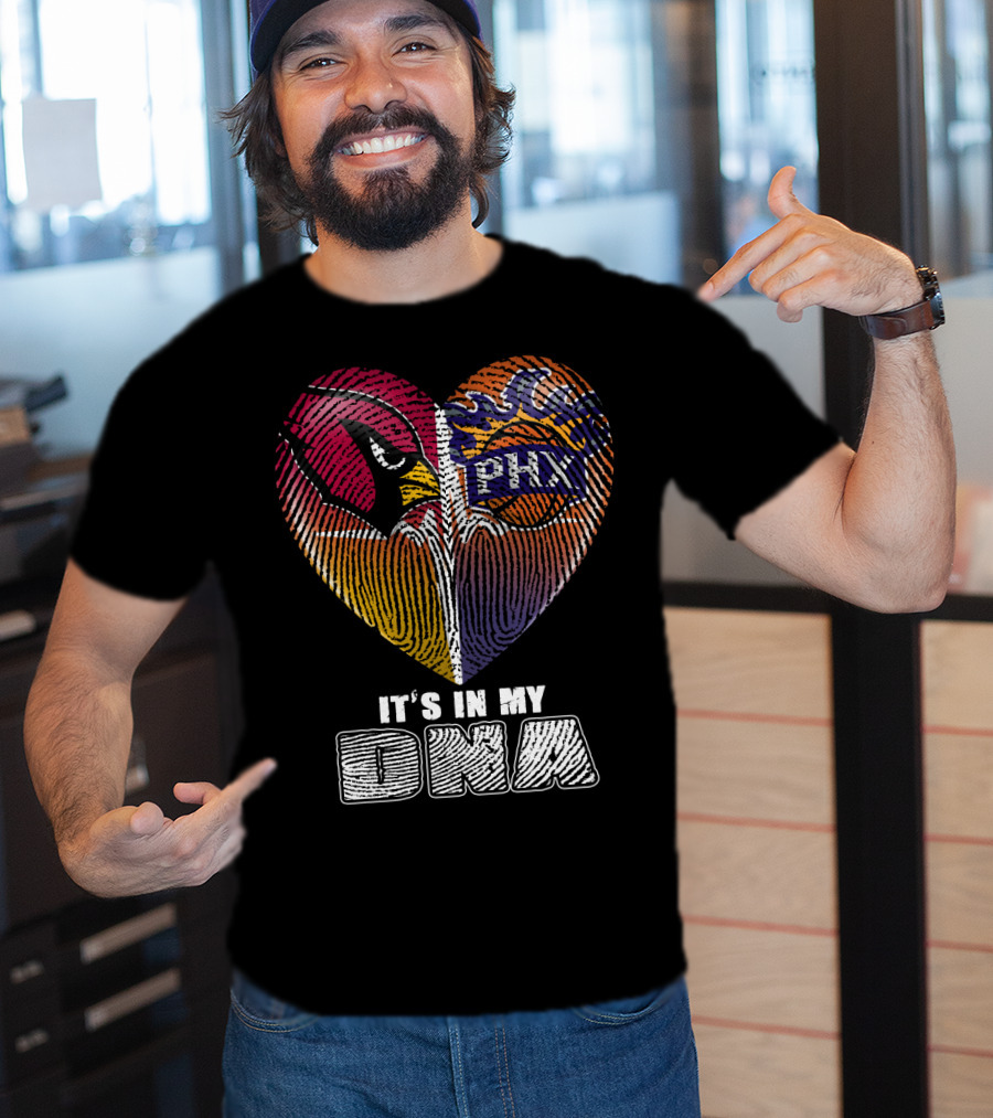 Arizona Cardinals Phoenix Suns It's In My Dna T-Shirt