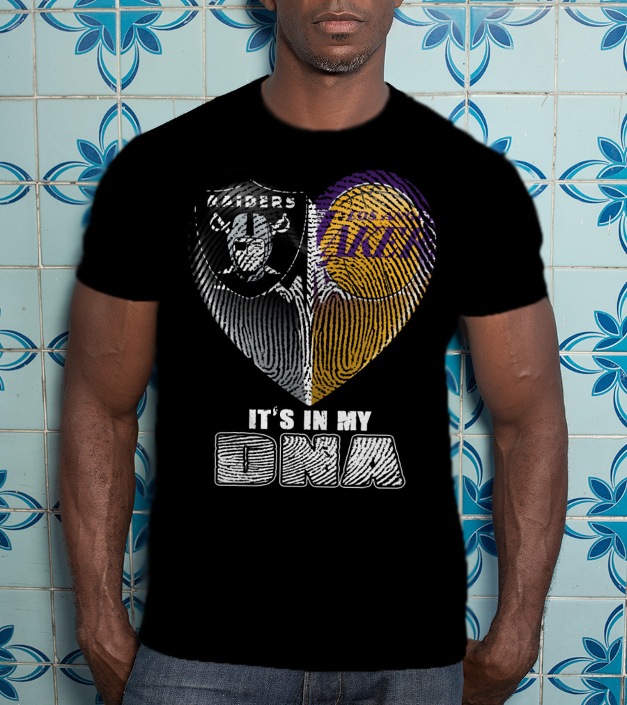 It's In My Dna Raiders Los Angeles Lakers T-Shirt