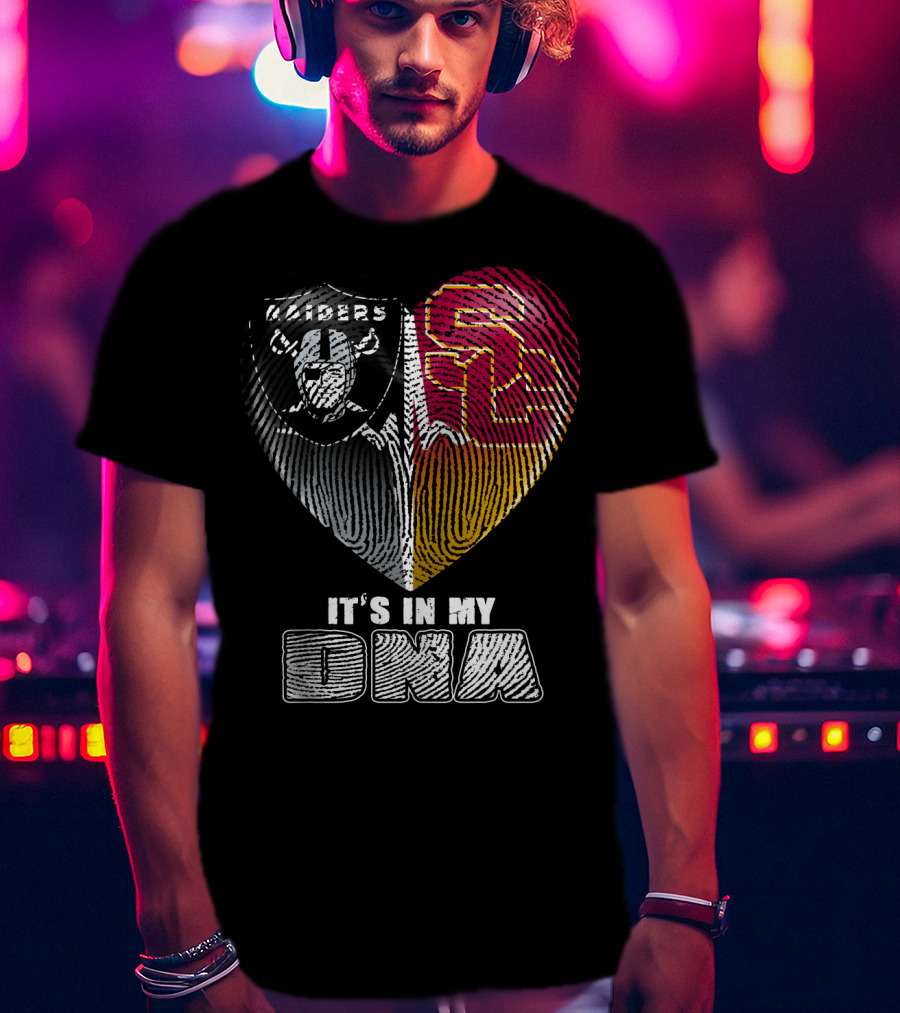 It's In My Dna Raiders Usc T-Shirt