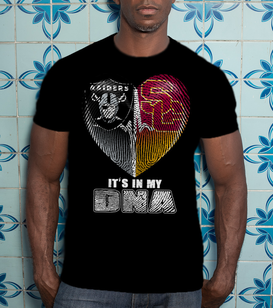 It's In My Dna Raiders Usc T-Shirt
