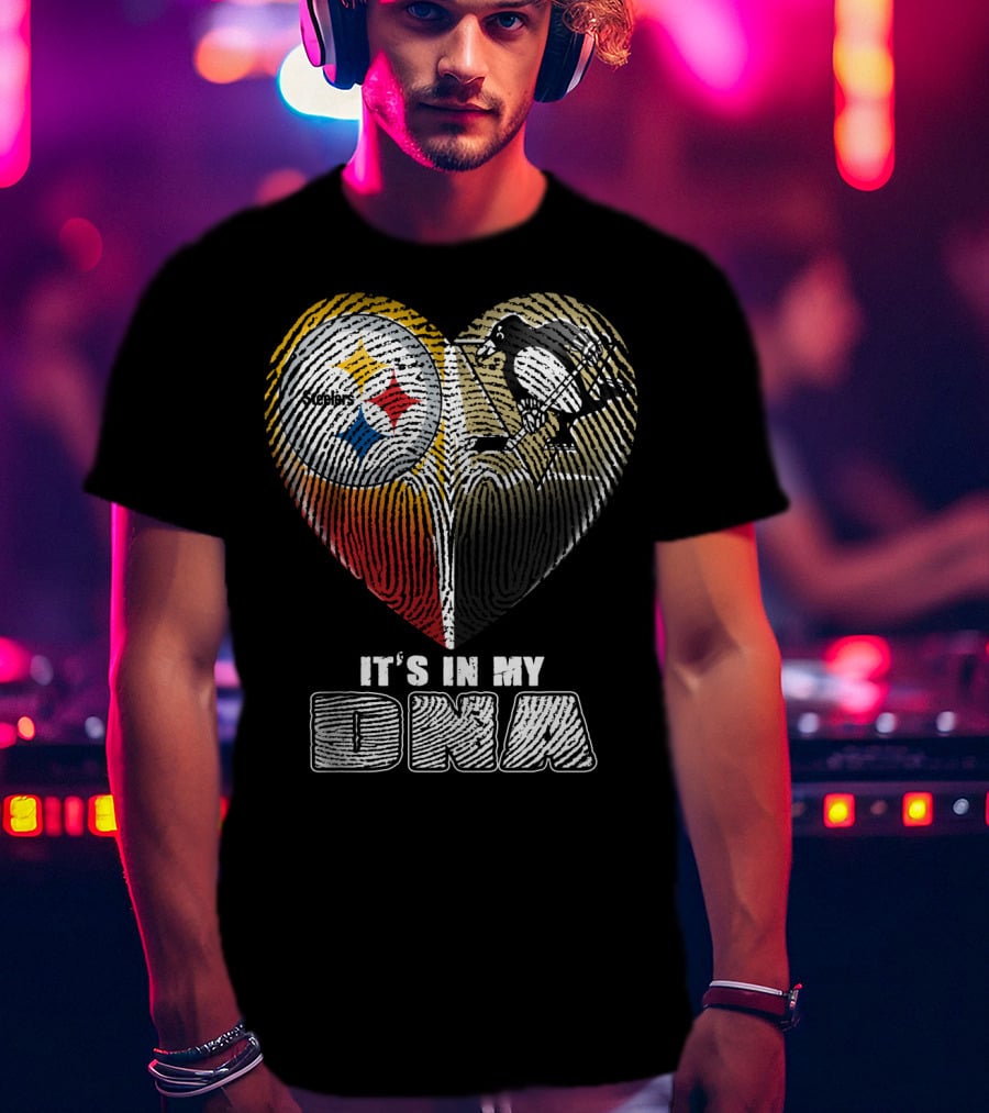 Steelers Penguins It's In My Dna T-Shirt