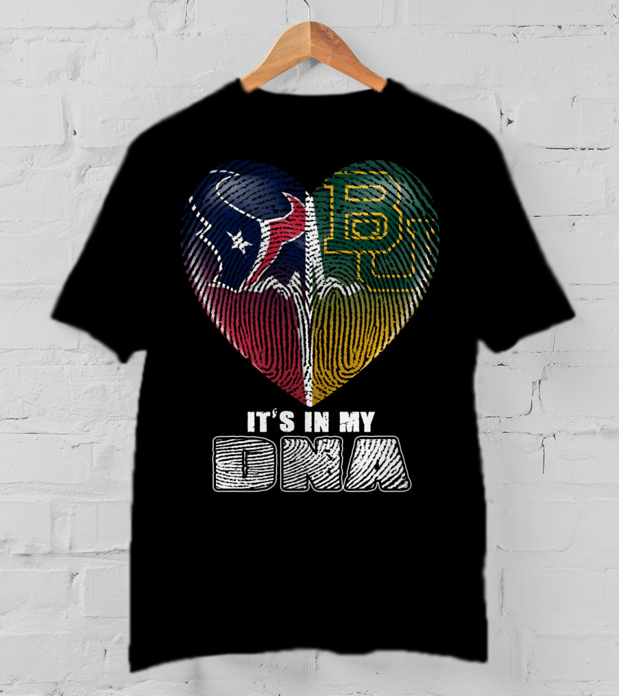 Houston Texans Baylor Bears It's In My Dna T-Shirt