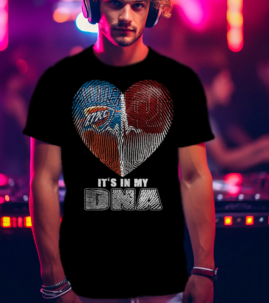 Oklahoma City Thunder Ou It's In My Dna T-Shirt