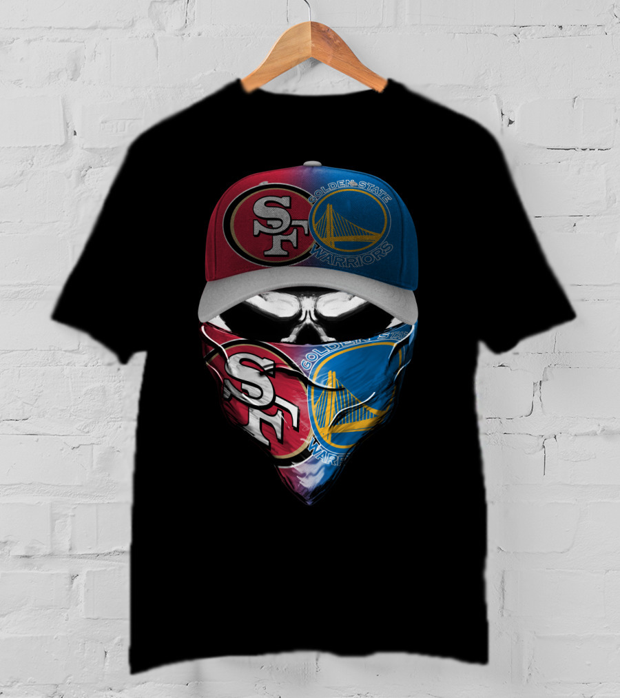 Sf 49ers Golden State Warriors Masked Fusion T-Shirt