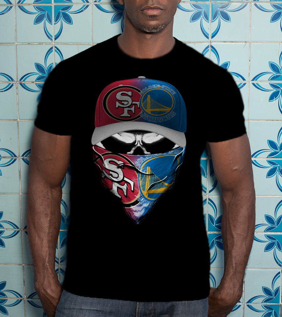 Sf 49ers Golden State Warriors Masked Fusion T-Shirt