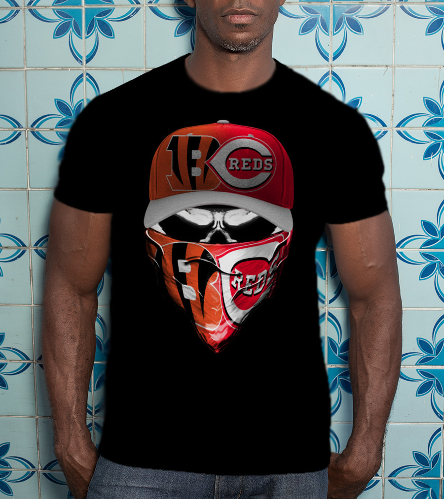 Bengals Reds Crossover Skum T-Shirt