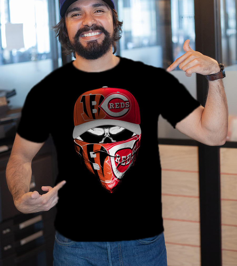 Bengals Reds Crossover Skum T-Shirt