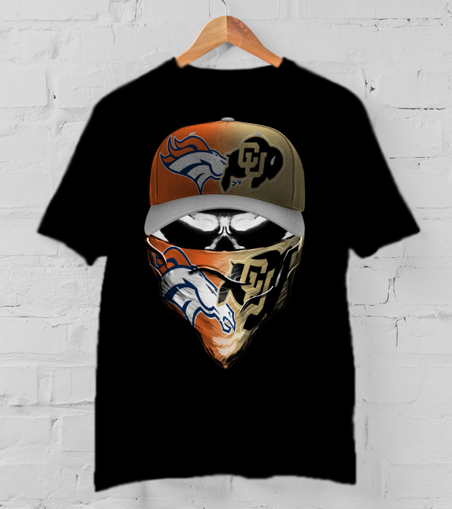 Denver Broncos Colorado Buffaloes Skum 017 T-Shirt
