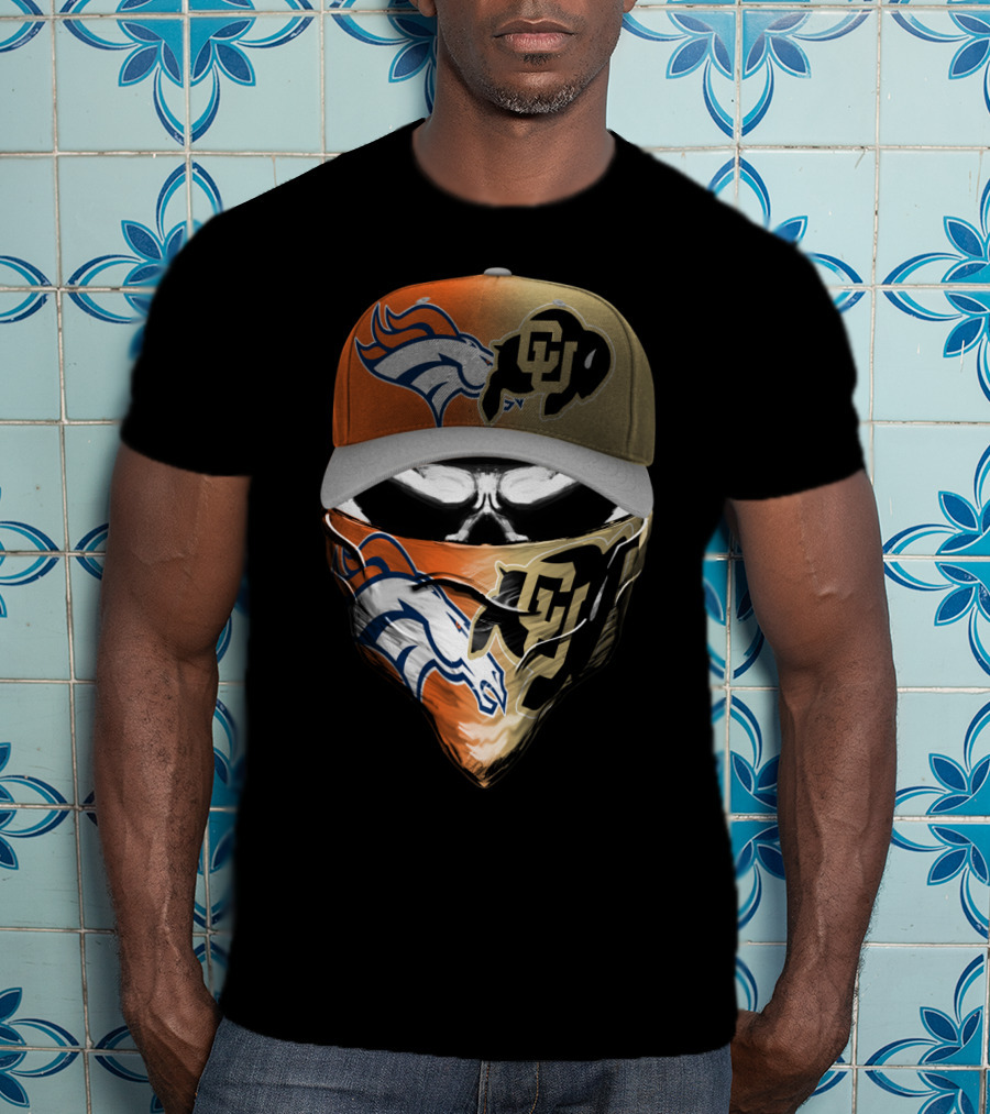 Denver Broncos Colorado Buffaloes Skum 017 T-Shirt