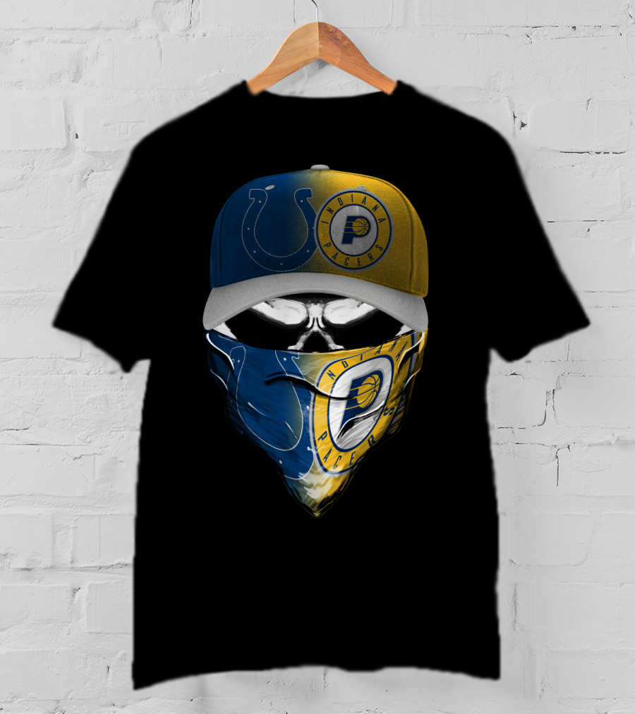 Indianapolis Colts And Indiana Pacers Dual Logo T-Shirt
