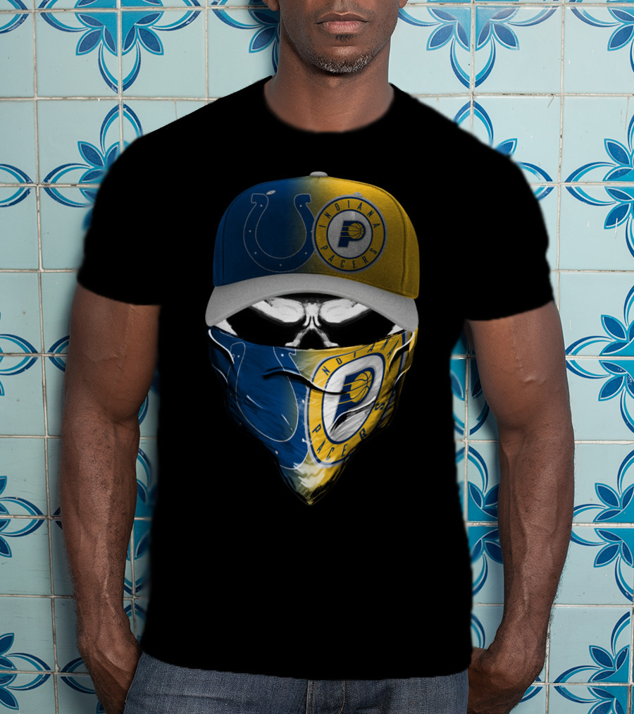 Indianapolis Colts And Indiana Pacers Dual Logo T-Shirt