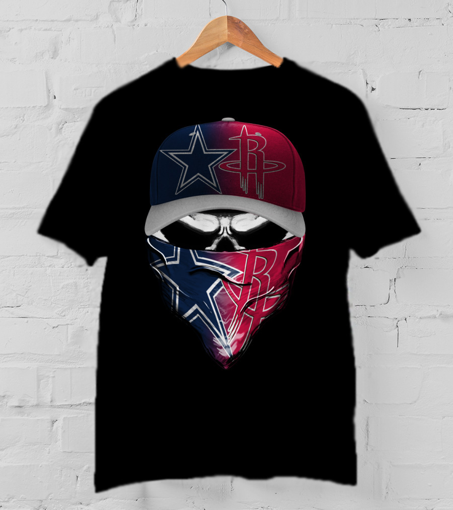Dallas Cowboys Houston Rockets Split T-Shirt