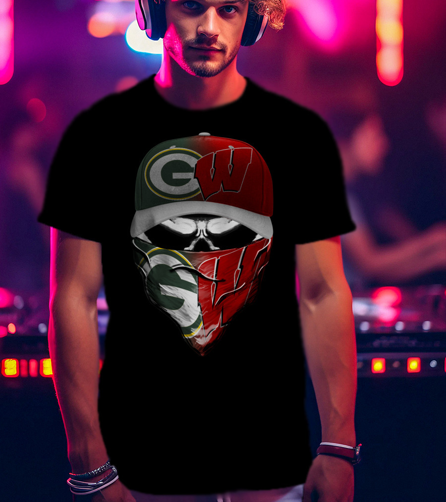 Gw Split Face Bandana With Cap T-Shirt