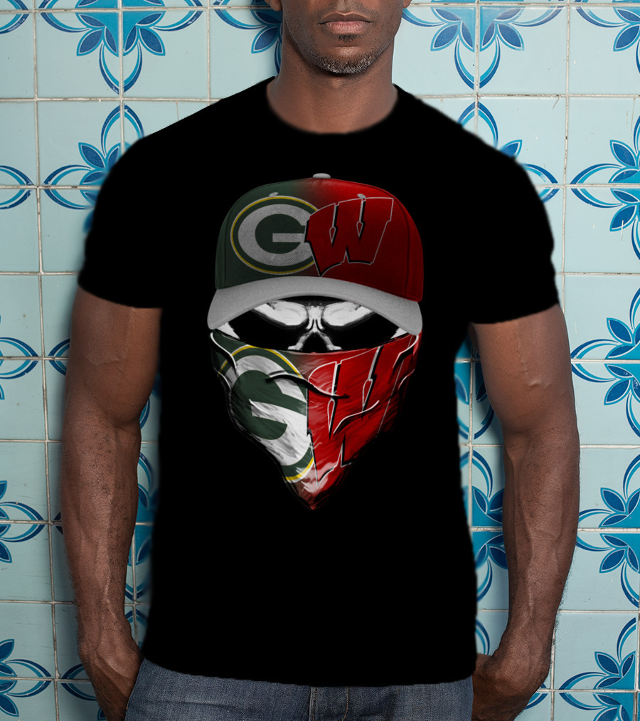 Gw Split Face Bandana With Cap T-Shirt