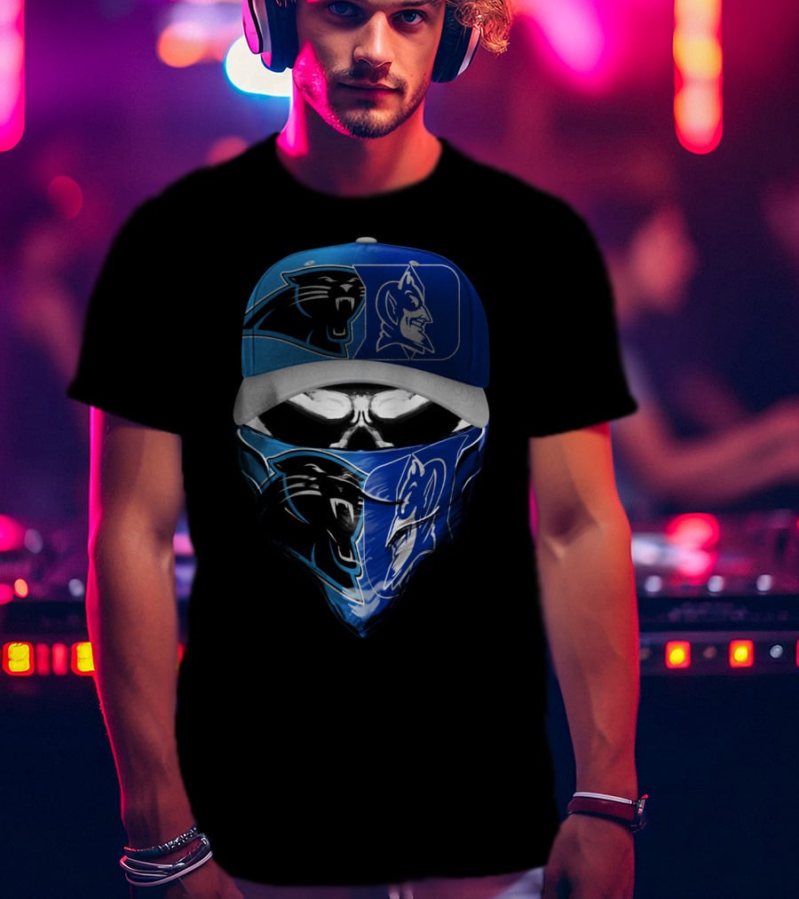 Carolina Panthers Duke Blue Devils Skum 084 T-Shirt