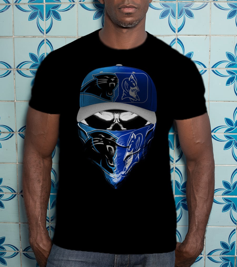 Carolina Panthers Duke Blue Devils Skum 084 T-Shirt