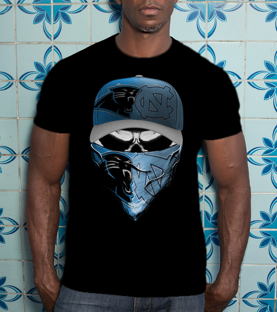 Carolina Panthers North Carolina Tar Heels Skum 087 T-Shirt
