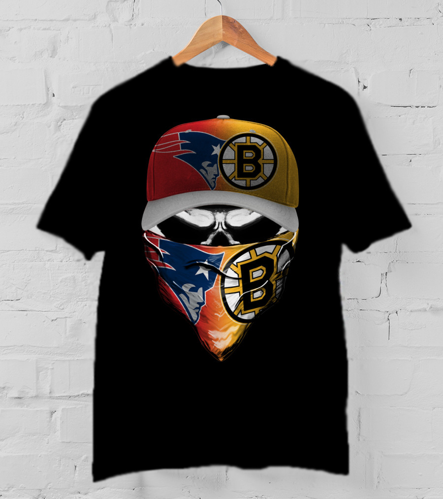 Patriots Bruins Skum 089 T-Shirt