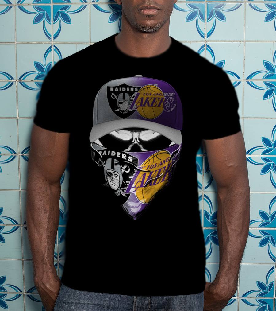 Los Angeles Raiders Lakers Skum 095 T-Shirt